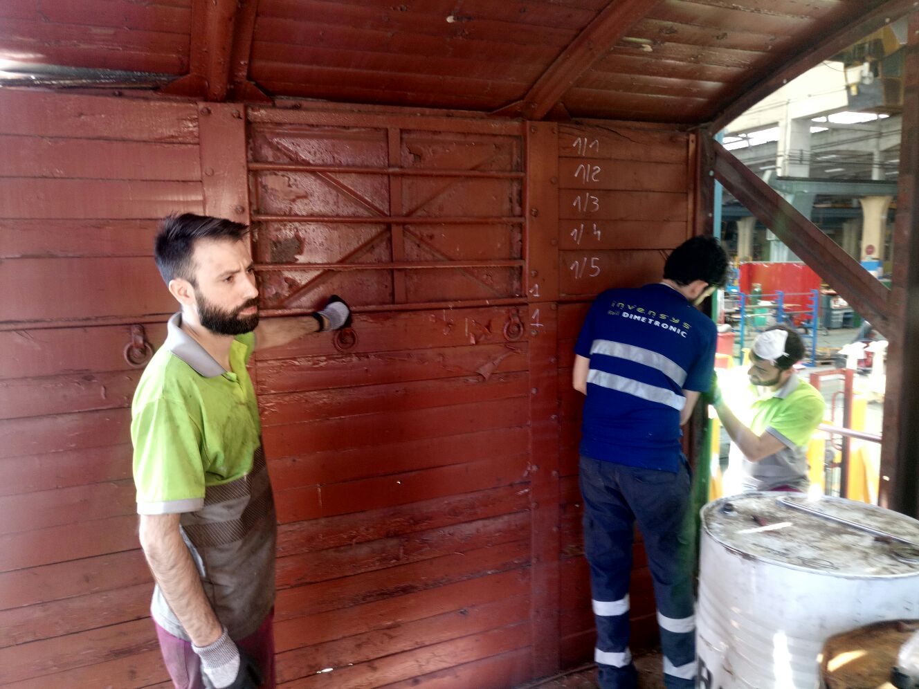 Cuadro de mandos de la estación de Gascones-Buitrago - AREMAF